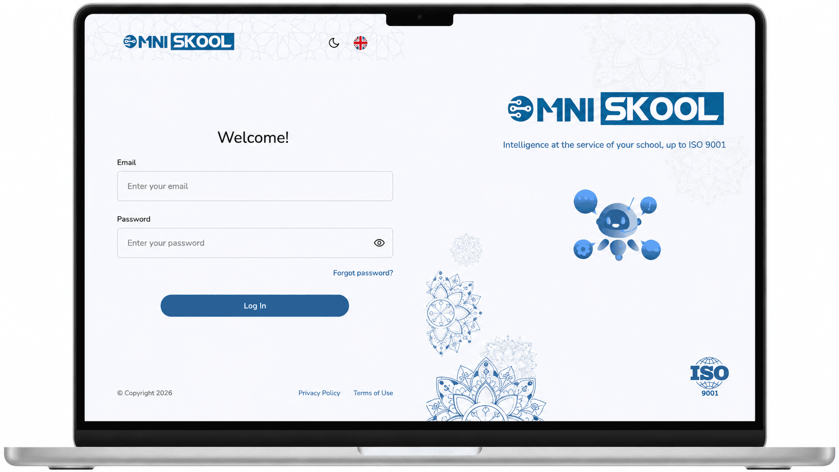 OmniSkool interface preview